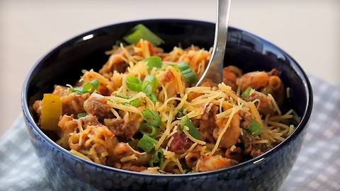 Slow Cooker Sloppy Joe Chili Mac