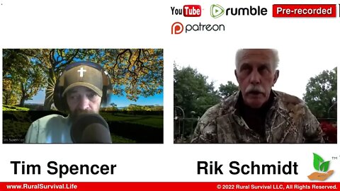 The Rural Survival Show w/ Rik Schmidt and Tim Spencer on Friday 23/09/22