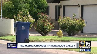 Recycling changes throughout the Valley