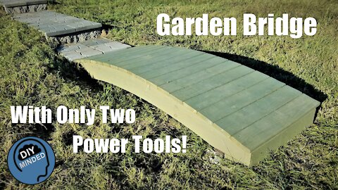 Simple Garden Bridge with Basic Tools