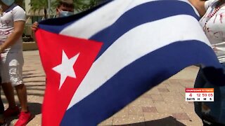 South Florida Cuban Americans continue to offer support to Cuban protests