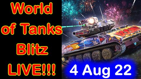 World of Tanks Blitz LIVE Stream! NZ SuperSightLIVE! 4 Aug 2022! 100% win rate*!!!