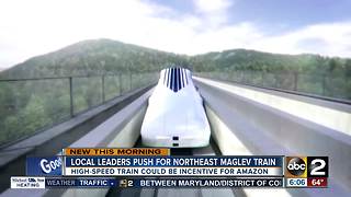 Local leaders pushing for 300 mph train to come to Baltimore