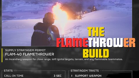 Helldivers 2: Ultimate Flamethrower Build (Melt Enemies FAST!)
