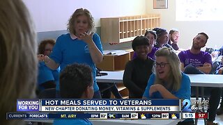 Hot meals served to veterans