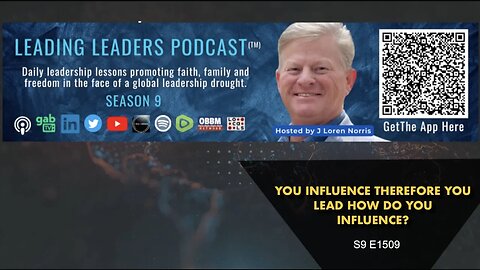 YOU INFLUENCE THEREFORE YOU LEAD HOW DO YOU INFLUENCE?