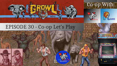 Retro Arcade Gameplay | Growl - Arcade - Let's Play - | Full Playthrough| Co-Op | Co-Commentary