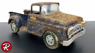 1960's vintage Tonka stepside truck restoration