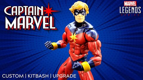 Custom Marvel Legends Captain Marvel Mar-Vell Action Figure Showcase Review