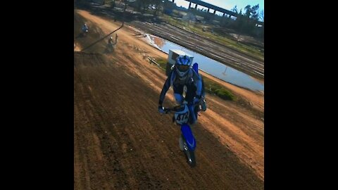 Slow-Mo Moto Whips shot with a Racing Drone