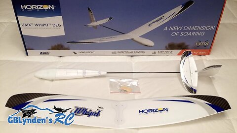 E-flite UMX Whipit DLG RC Glider BNF Basic Unboxing, Review, and Maiden Flight