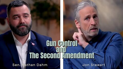 Jon Stewart, Talk Gun Control And The Second Amendment (Nathan Dahm)
