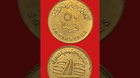 EGYPT 50 PIASTRES 2019.#shorts @COINNOTESZ #egypt