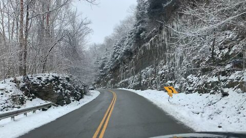 Winter back roads