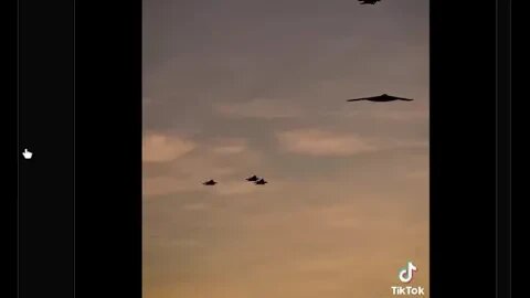 Israel has the Big Boy Toys Out! .Gaza is about to be incinerated - B2 Stealth Bomber And Escorts
