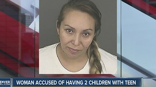 Woman accused of having teenager's children
