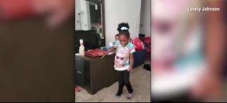 Girl with cerebral palsy takes first steps