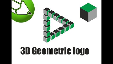 3D Geometric logo in CorelDraw X7 | Professional logo | Beginner logo tutorials