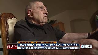 Republic Services to help frustrated Las Vegas senior with trash service
