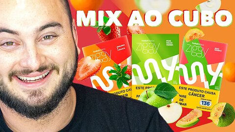 REVIEW MIX AO CUBO ZIGGY DUAS MAÇÃS LARANJA MORANGO DUAS GOIABAS - SESSÃO COM FIRFÃO