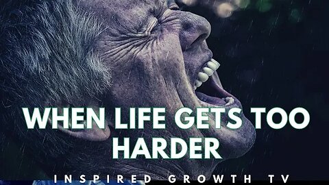 WHEN THINGS GET TOO HARD - Best Motivational Video Ever #dontgiveup #personaldevelopment