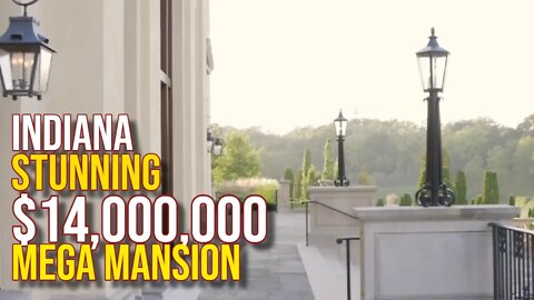 Touring $14,000,000 Indiana Mega Mansion