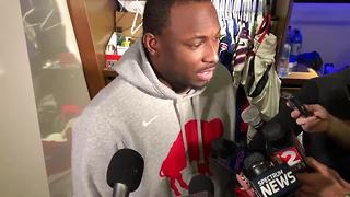 LeSean McCoy addresses reporters just days removed from his ankle injury (1/4/18)