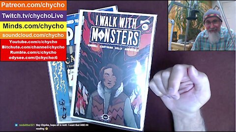 Full Live Stream Comic Book Reading of "I Walk With Monsters": Includes Poll & Discussion [ASMR]