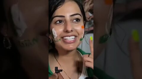 #shorts Cutest Pakistani Virat Kohli Fan Girl's fights with a baba to show her love 😘 for India