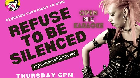 #LiveKaraoke #openmic #punkmediakaraoke