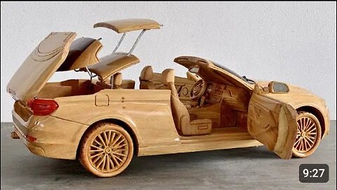 Wood Carving - BMW 420i Convertibles - Woodworking Art