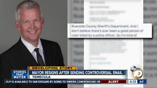 Temecula mayor resigns in light of controversial email