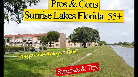 Living on Social Security Exploring Sunrise Lakes Florida 55+ Community on Ebike Pros and Cons