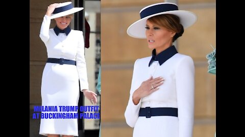 Melania Trump outfit at Buckingham Palace