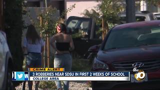 3rd robbery near SDSU in nearly 2 weeks