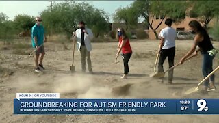 City of Tucson breaks ground on park designed for those on autism spectrum