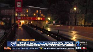 Ellicott City Main Street reopens after flooding scare and heavy rainfall in area