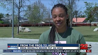 Local WNBA player back in Bakersfield until basketball returns