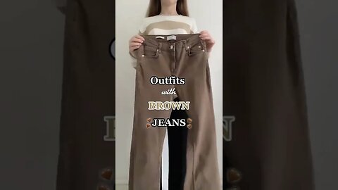 Brown Jeans Outfit tiktok aestheticclothesxo