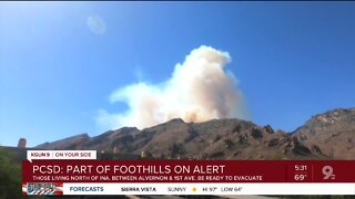 Part of Catalina Foothills on alert for fire evacuations, PCSD says