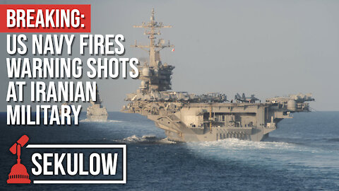 BREAKING: US Navy Fires Warning Shots at Iranian Military