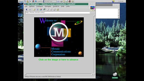 OS/2 Warp 4 - Using IBM WebExplorer to Browse An Old Website