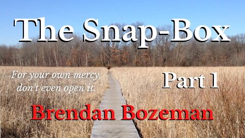 The Snap-Box, Part 1, by Brendan Bozeman (1/7)