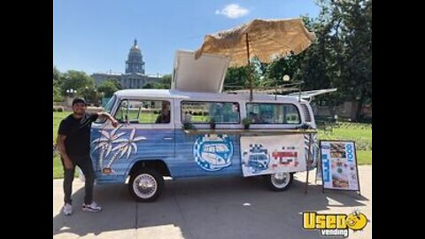 Vintage 1979 Volkswagen Transporter Type II Combi Van Food Truck for Sale in Colorado