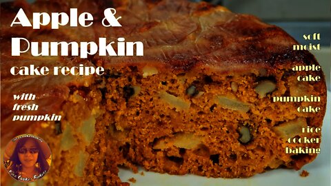 Apple And Pumpkin Cake Recipe | EASY RICE COOKER CAKE RECIPES