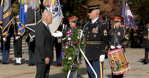 Biden Sparks Backlash for Seeming Confused During Veterans Day Ceremony: ‘Just So Embarrassing’