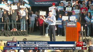 Sen. Sanders Holds Rally In Bakersfield