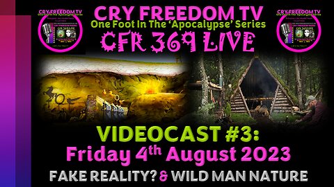 WWW.THECRYFREEDOMSHOWWITHLISA.COM VideoCast #3 FALSE REALITY? and MR WILD NATURE! 💗☘️🐺🌿
