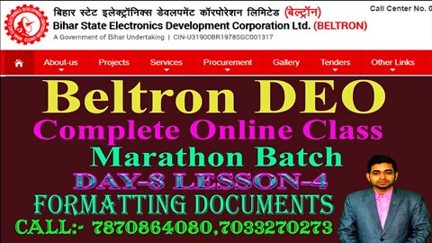 BELTRON DEO LIVE CLASS MARATHON BATCH DAY 8