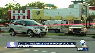 Man fatally shot by deputies in Fort Pierce